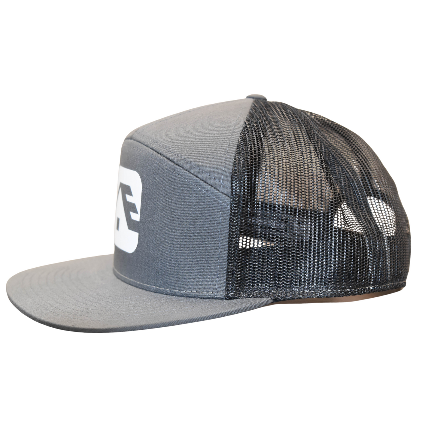 Grey/Black Fitted Snapback Hat