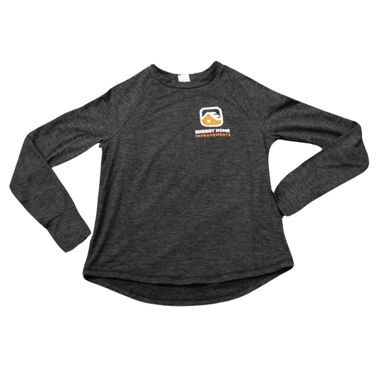 Black Heather Women's Long Sleeve T-Shirt