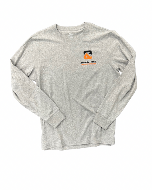 Mens Grey Long Sleeve