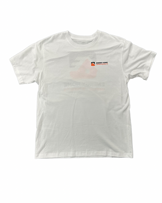 Mens White Short Sleeve T-Shirt