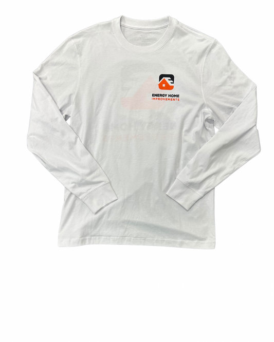 Mens White Long Sleeve